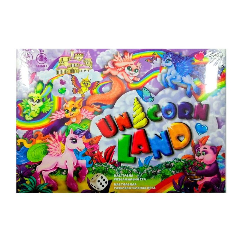 Гра настільна Unicorn Land Danko toys (DT G97) - фото