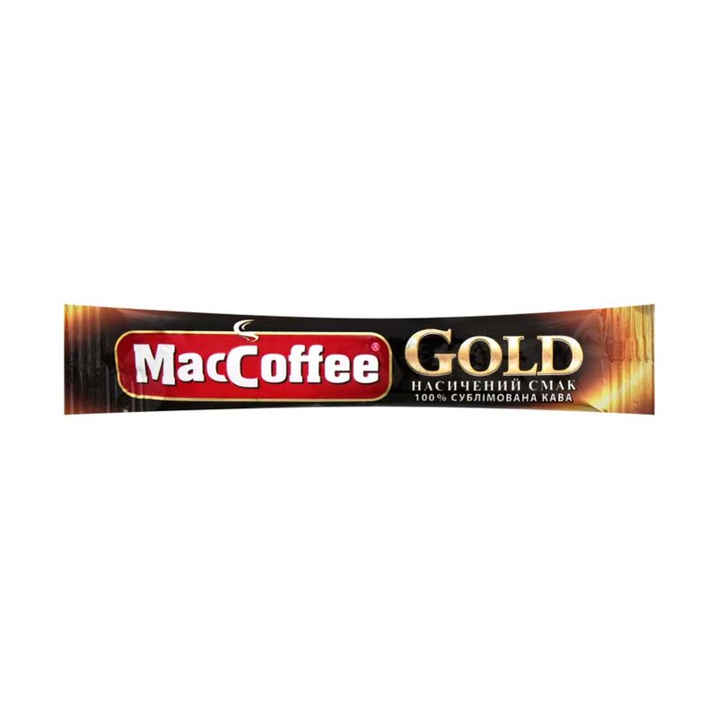 Кава розчинна MacCoffee Gold 2г стік - фото