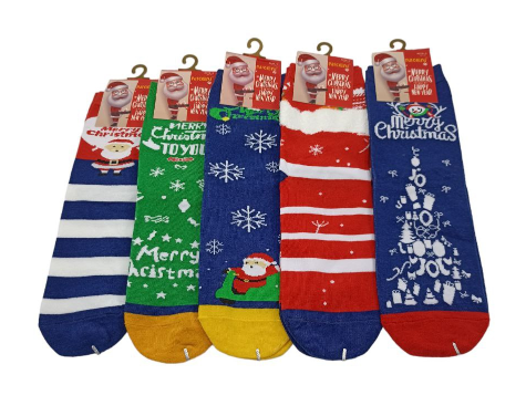 Шкарпетки жіночі новорічні Nicen (А078-1/2) - фото