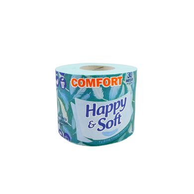 Папір туалетний Happy&Soft Comfort ВТМ - фото