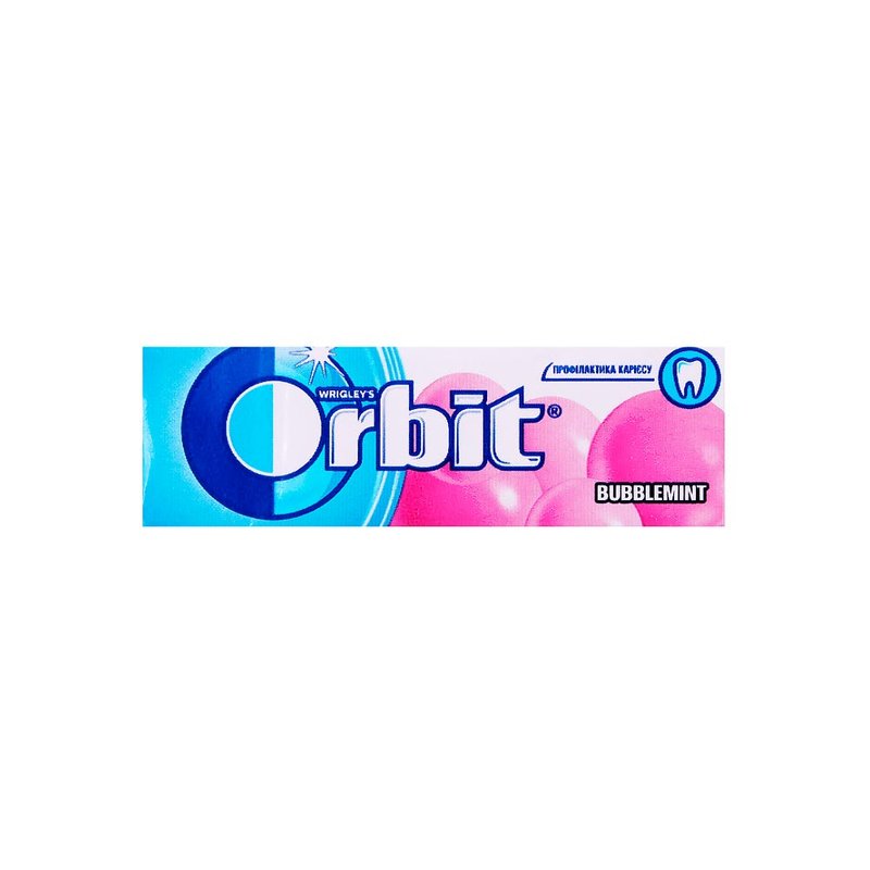Гумка жувальна 14г Orbit Bubblemint - фото