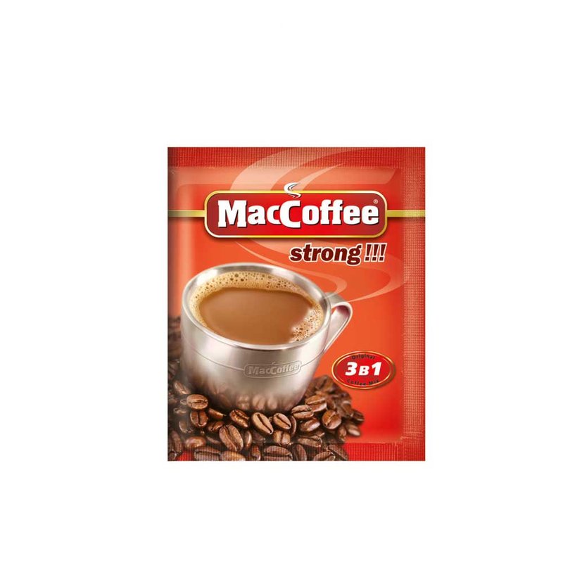Напиток кофейный 16г 3в1 MacCoffee Strong - фото