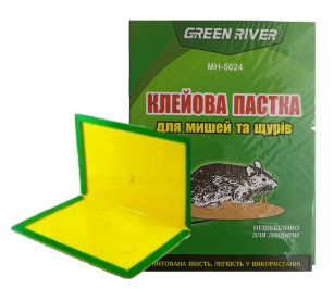 Пастка клейова від гризунів 15,5*21см Green River (МН-5024) - фото
