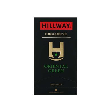 Чай зелений Oriental Green 50г/25пак Hillway - фото