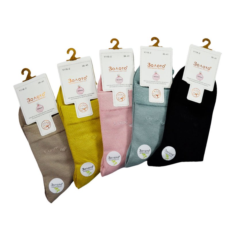 Шкарпетки жіночі парфумовані Золото (Y118-2) - фото