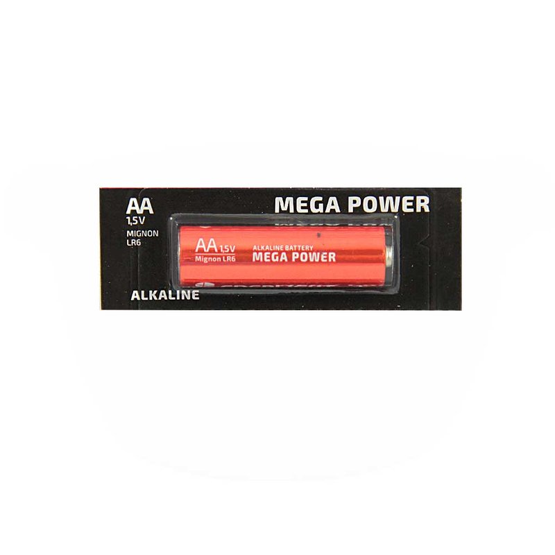 Батарейка пальчик 1шт LR6 Mega Power Enerlight - фото