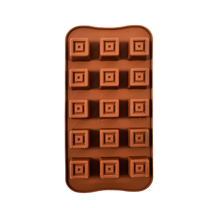 Форма для шоколаду силіконова Квадро Vincent (VC-1407) - фото