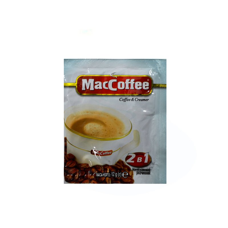 Напій кавовий 12г 2в1 Coffee&Creamer MacCoffee - фото