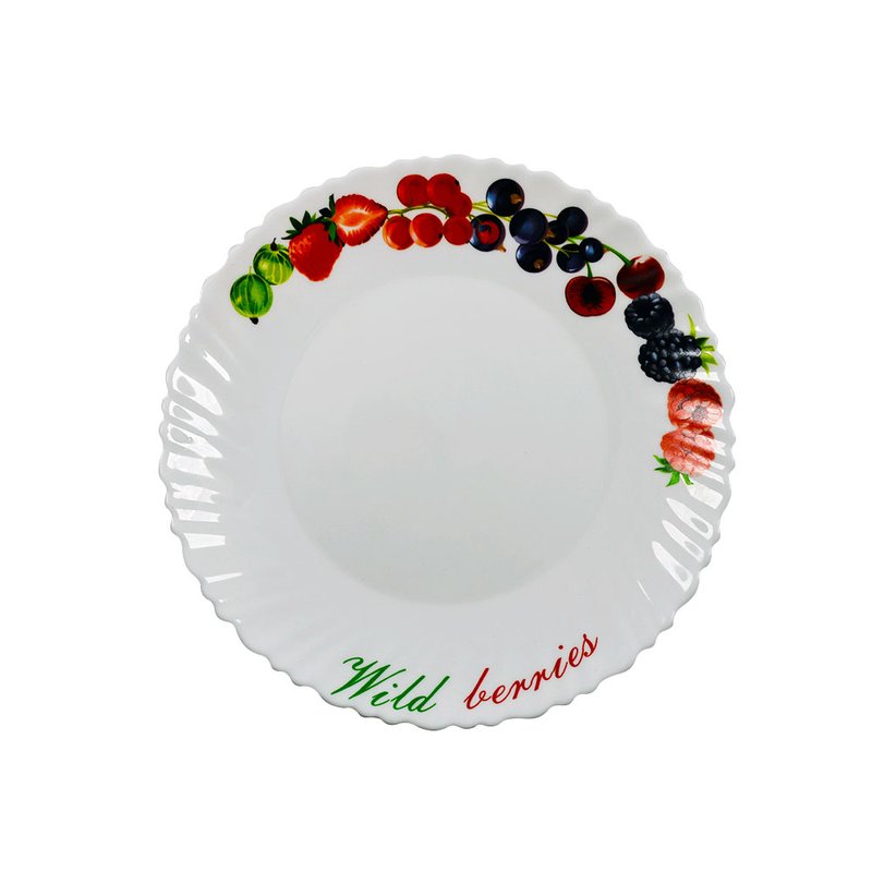 Тарелка обеденная лесные ягоды 22см Vittora (V-220SF) - фото