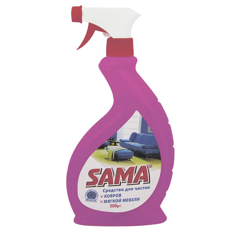 Засіб для чищення килимів та м`яких меблів 500г Sama - фото