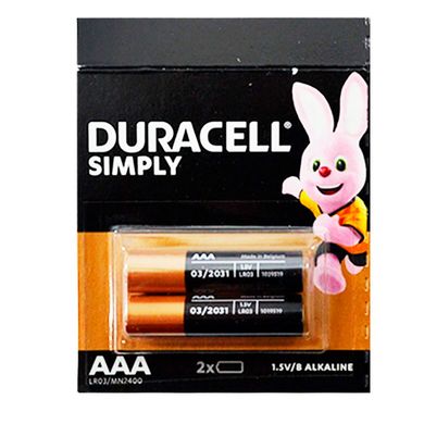 Батарейки мікропальчик 2шт/уп Duracell (LRO3) - фото