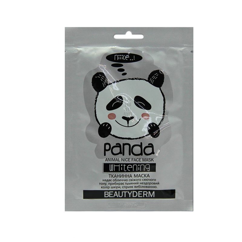 Маска для обличчя тканинна Panda BeautyDerm - фото
