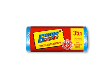 Пакети для сміття 35л 45*55см 30шт Бонус - фото