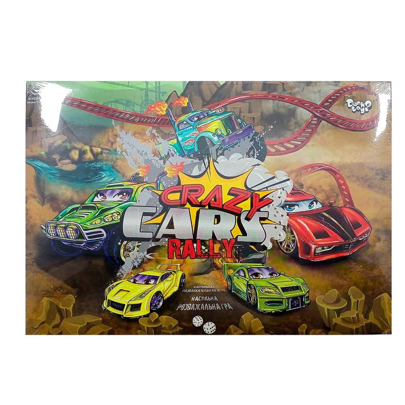 Гра настільна Crazy cars rally Danko toys (DT G93R) - фото