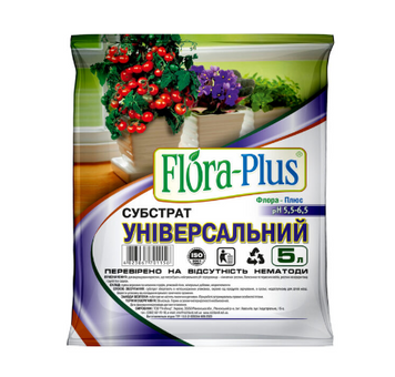 Грунт універсальний 5л Flora-Plus - фото