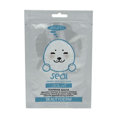 Маска для обличчя тканинна Seal aqua BeautyDerm - фото