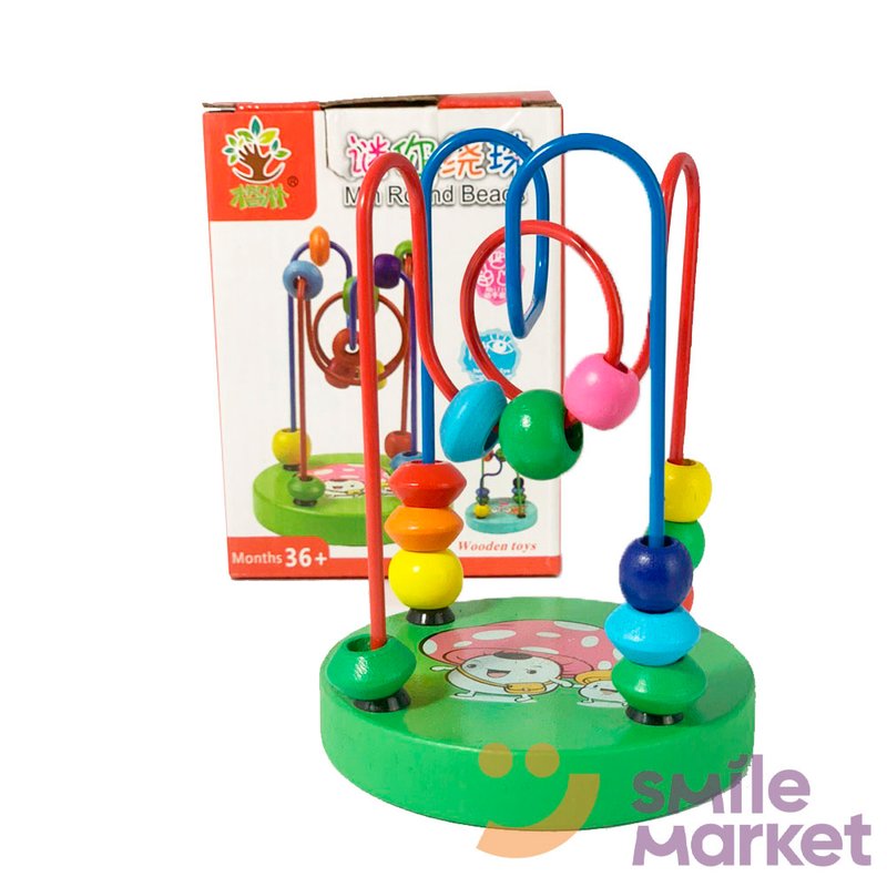 Іграшка розвиваюча бусинки "Min Round Beads" - фото