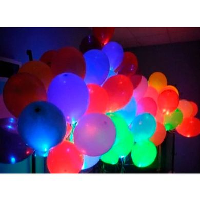 Кульки повітряні led 5шт/уп Light up Balloon - фото