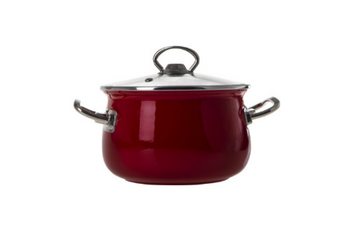 Каструля з кришкою d=16см 2,1л Red Infinity (SCE-P450) - фото