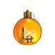 Прикраса новорічна куля золота 3D LED (KP-0084) - фото - 2