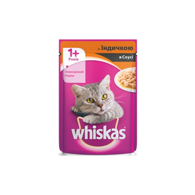 Корм вологий для котів Whiskas 100г - фото