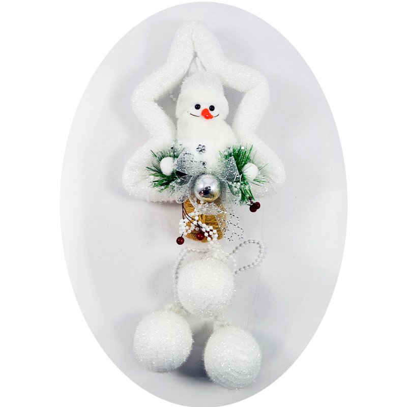Підвіска новорічна Сніговик в асортименті (16-2/7) - фото