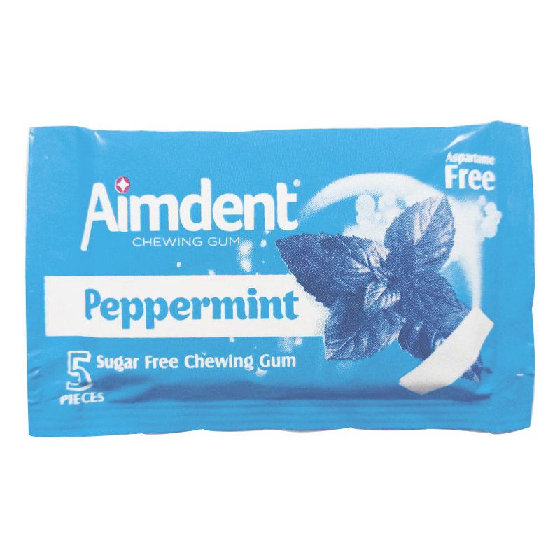 Резинка жевательная Peppermint 5шт/уп Aimdent - фото