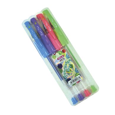 Набір ручок гелевих 4 кольори (STU-4) - фото
