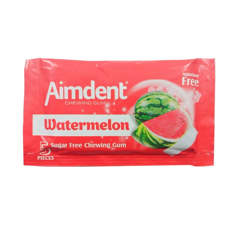 Резинка жевательная Watermelon 5шт/уп Aimdent - фото