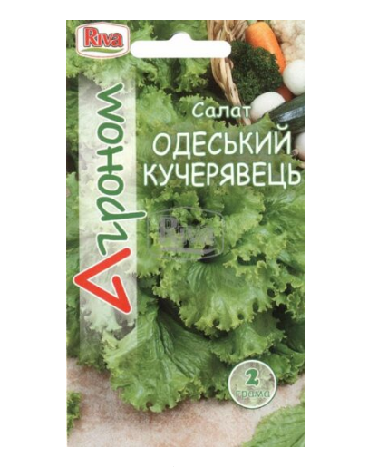 Насіння салат Одеський Кучерявець 2г Агроном - фото