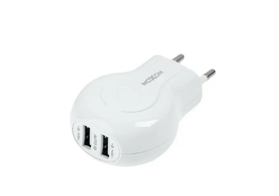 Пристрій зарядний Type-c 2usb Auto-ID Moxom (MX-HC01) - фото