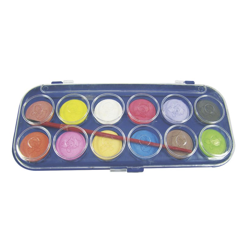 Фарби акварельні 12 кольорів (К-212) - фото