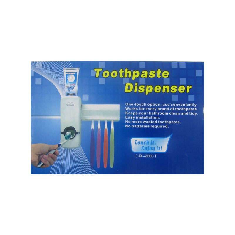 Диспенсер для зубної пасти 9,5*13*7см Stenson (R16395) - фото