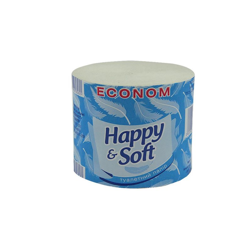 Папір туалетний Happy&Soft ВТМ - фото