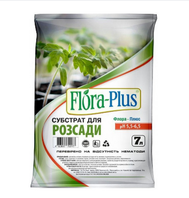 Грунт для розсади 7л Flora-Plus - фото