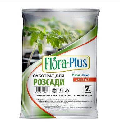Грунт для розсади 7л Flora-Plus - фото