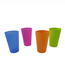 Н-р стаканів кольорових  пластик 4шт/уп - фото - 2