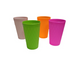 Н-р стаканів кольорових  пластик 4шт/уп - фото - 1