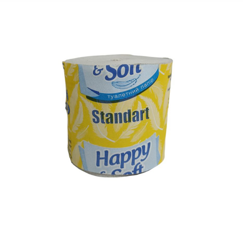 Папір туалетний Happy&Soft Standart ВТМ - фото