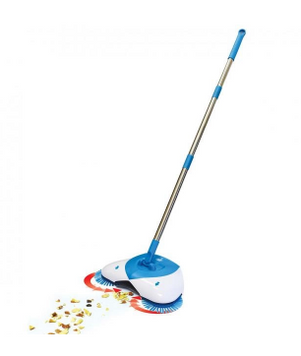 Швабра+віник з щітками 2в1 Spin Broom (MA-019) - фото
