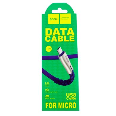 Кабель USB Hoco U58 CoRe micro 1,2м - фото