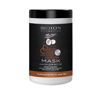 Маска д/волосся 1000мл DailyCare Keratine Bioton - фото