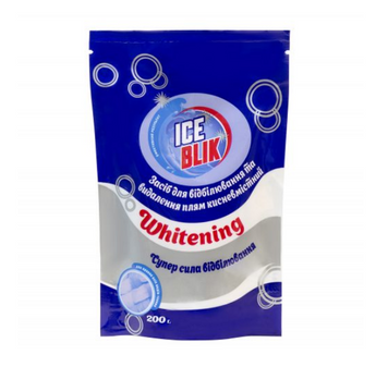 Засіб д/відбілювання кисневий 200г Whitening ICE BLIK - фото