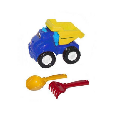 Машинка самоскид +лопата та граблі Colorplast(0169/0121) - фото