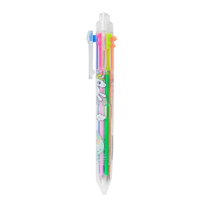 Ручка автоматична 6 кольорів - фото