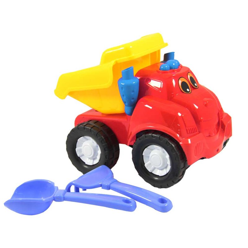 Машинка самоскид +лопата та граблі Colorplast(0169/0121) - фото