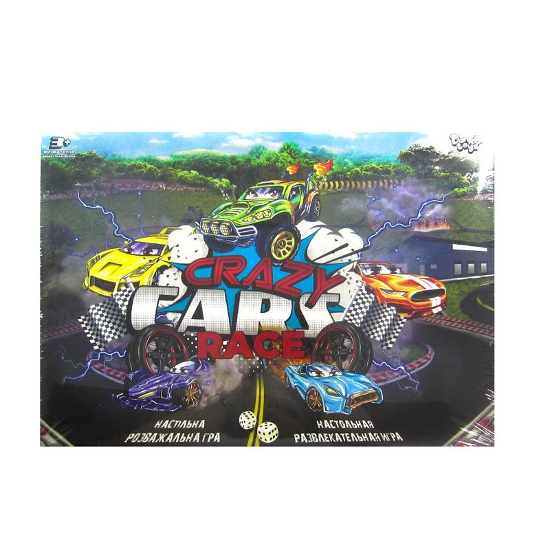 Гра настільна Crazy cars race Danko toys (DT G94R) - фото