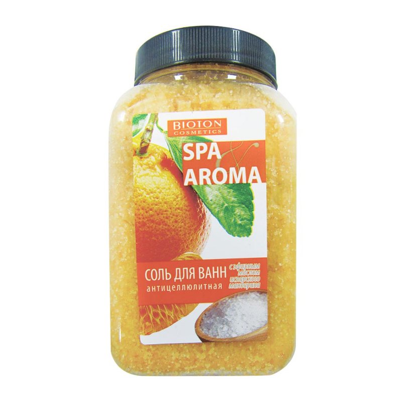 Сіль для ванн антицелюлітна 750г Spa Aroma Bioton - фото