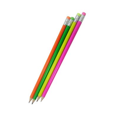 Олівець простий неоновий 12шт/уп (CR-255-12) - фото