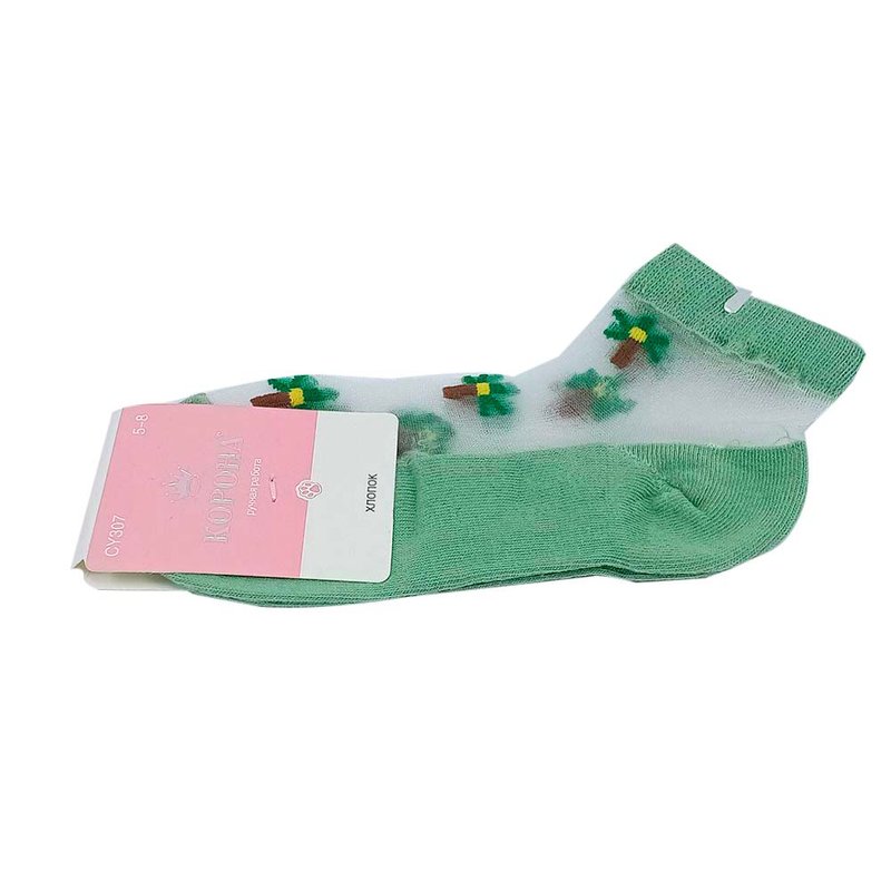 Шкарпетки дитячі Корона з сіткою (CY307) - фото